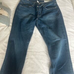 rag & bone Women’s Dark Blue Relaxed Jeans